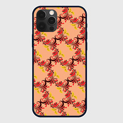 Чехол iPhone 12 Pro Абстрактный винтажный растительный орнамент