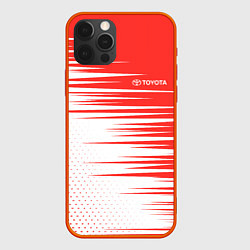 Чехол для iPhone 12 Pro Toyota sign, цвет: 3D-красный