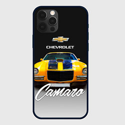 Чехол iPhone 12 Pro Американский спорткар Camaro 1970 года