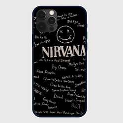 Чехол для iPhone 12 Pro Nirvana pattern, цвет: 3D-черный