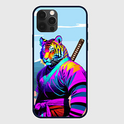 Чехол iPhone 12 Pro Тигр-самурай - Япония