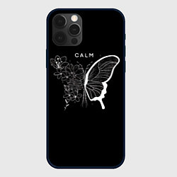 Чехол для iPhone 12 Pro Спокойствие, цвет: 3D-черный