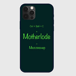 Чехол для iPhone 12 Pro Чит-код motherlode, цвет: 3D-черный