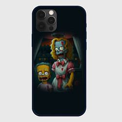 Чехол для iPhone 12 Pro Зомби Симпсоны, цвет: 3D-черный