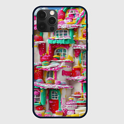 Чехол iPhone 12 Pro Домики из сладостей
