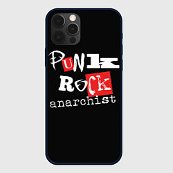 Чехол iPhone 12 Pro Панк-рок анархист