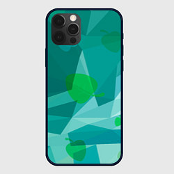 Чехол iPhone 12 Pro Листочки и треугольники
