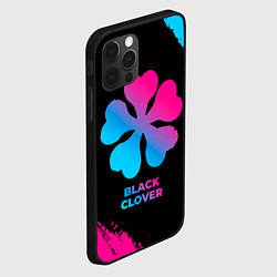 Чехол для iPhone 12 Pro Black Clover - neon gradient, цвет: 3D-черный — фото 2