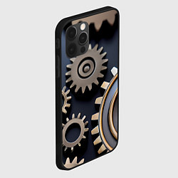 Чехол для iPhone 12 Pro Механика и шестерёнки, цвет: 3D-черный — фото 2