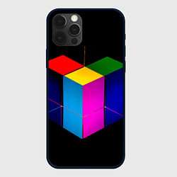 Чехол iPhone 12 Pro Многосторонний цветной куб