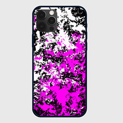 Чехол iPhone 12 Pro Белая и розовая краска