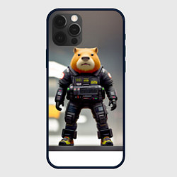 Чехол iPhone 12 Pro Капи полицейский - киберпанк - нейросеть