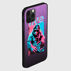 Чехол для iPhone 12 Pro DJ Gorilla, цвет: 3D-черный — фото 2