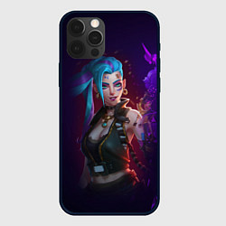 Чехол iPhone 12 Pro Jinx art arcane league of legends