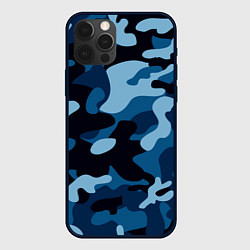 Чехол для iPhone 12 Pro Морской хаки, цвет: 3D-черный