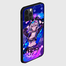 Чехол для iPhone 12 Pro Серебряный Волк стар рейл, цвет: 3D-черный — фото 2