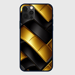 Чехол iPhone 12 Pro Gold black luxury