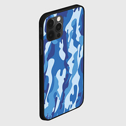 Чехол для iPhone 12 Pro Blue military, цвет: 3D-черный — фото 2