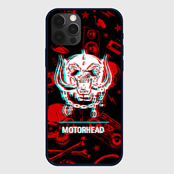 Чехол iPhone 12 Pro Motorhead rock glitch