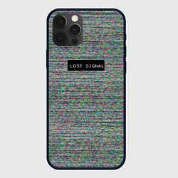 Чехол для iPhone 12 Pro Lost signal, цвет: 3D-черный