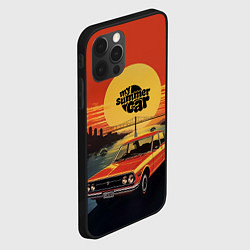 Чехол для iPhone 12 Pro My summer car Toyota Carina 1600 ST, цвет: 3D-черный — фото 2