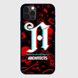 Чехол для iPhone 12 Pro Architects rock glitch, цвет: 3D-черный