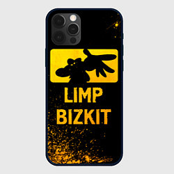 Чехол iPhone 12 Pro Limp Bizkit - gold gradient