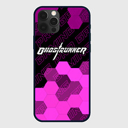 Чехол для iPhone 12 Pro Ghostrunner pro gaming: символ сверху, цвет: 3D-черный