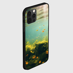 Чехол для iPhone 12 Pro Рыбки в море, цвет: 3D-черный — фото 2