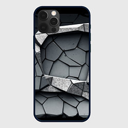 Чехол iPhone 12 Pro Каменная конструкция паттерн