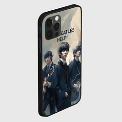 Чехол для iPhone 12 Pro The Beatles - Help, цвет: 3D-черный — фото 2
