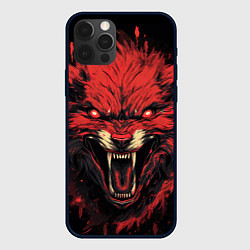 Чехол iPhone 12 Pro Red wolf