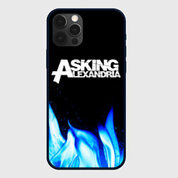Чехол iPhone 12 Pro Asking Alexandria blue fire