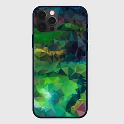 Чехол для iPhone 12 Pro Green style, цвет: 3D-черный