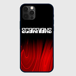 Чехол iPhone 12 Pro Scorpions red plasma