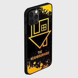 Чехол для iPhone 12 Pro The Neighbourhood - gold gradient, цвет: 3D-черный — фото 2