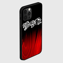 Чехол для iPhone 12 Pro Aerosmith red plasma, цвет: 3D-черный — фото 2