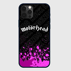 Чехол iPhone 12 Pro Motorhead rock legends: символ сверху