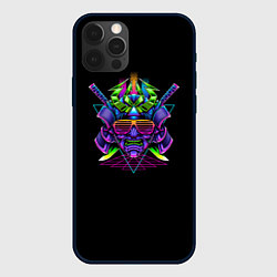 Чехол iPhone 12 Pro Vaporwave CyberSamurai