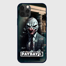 Чехол для iPhone 12 Pro Payday 3 mask, цвет: 3D-черный