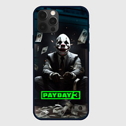 Чехол для iPhone 12 Pro Payday 3 game, цвет: 3D-черный