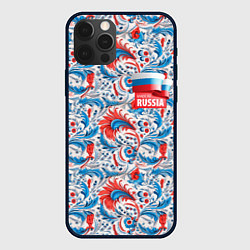 Чехол iPhone 12 Pro Russia pattern