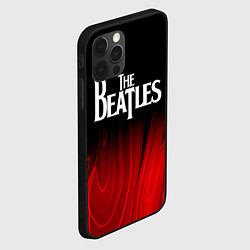 Чехол для iPhone 12 Pro The Beatles red plasma, цвет: 3D-черный — фото 2