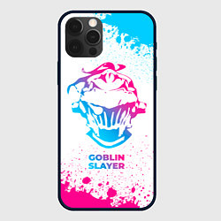 Чехол для iPhone 12 Pro Goblin Slayer neon gradient style, цвет: 3D-черный