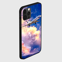 Чехол для iPhone 12 Pro Ту-154М Взлет, цвет: 3D-черный — фото 2