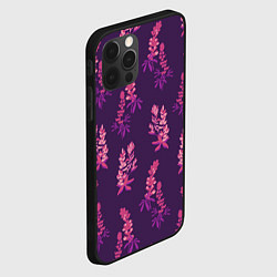 Чехол для iPhone 12 Pro Violet nature, цвет: 3D-черный — фото 2