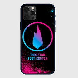 Чехол iPhone 12 Pro Thousand Foot Krutch - neon gradient