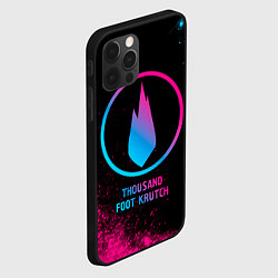 Чехол для iPhone 12 Pro Thousand Foot Krutch - neon gradient, цвет: 3D-черный — фото 2