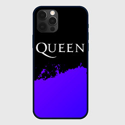 Чехол iPhone 12 Pro Queen purple grunge