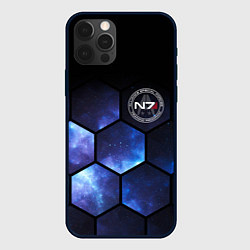 Чехол iPhone 12 Pro Mass Effect - N7 - Космос